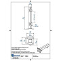 Guide de porte supérieur à visser 1053