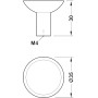 Bouton de meuble design - HAFELE