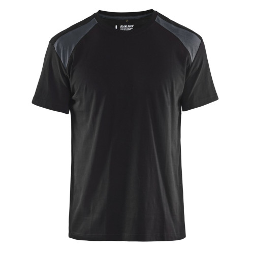 T-Shirt noir/gris foncé - BLAKLADER