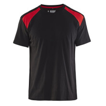 T-Shirt BLAKLADER noir/rouge