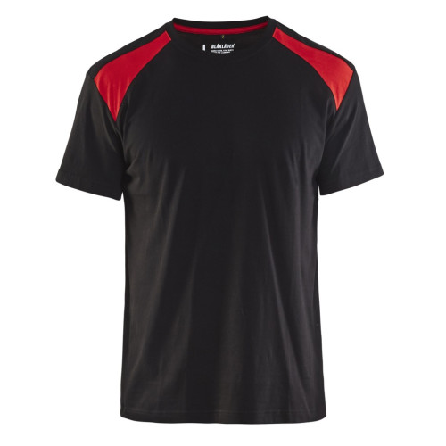 T-Shirt noir/rouge - BLAKLADER