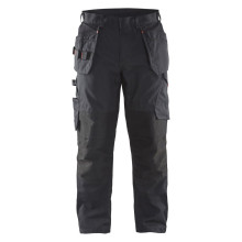 Pantalon + stretch noir/rouge avec poches flottantes - BLAKLADER