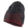 Bonnet polaire hexagone noir/rouge TU - BLAKLADER