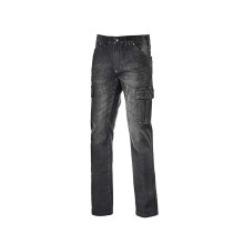 Pantalon CARGO STONE noir délavé