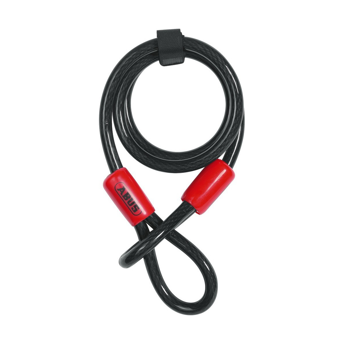 Câble de sécurité en acier double boucles - Abus 