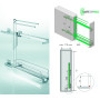 Combiné porte-torchons/bouteilles - CONTEC