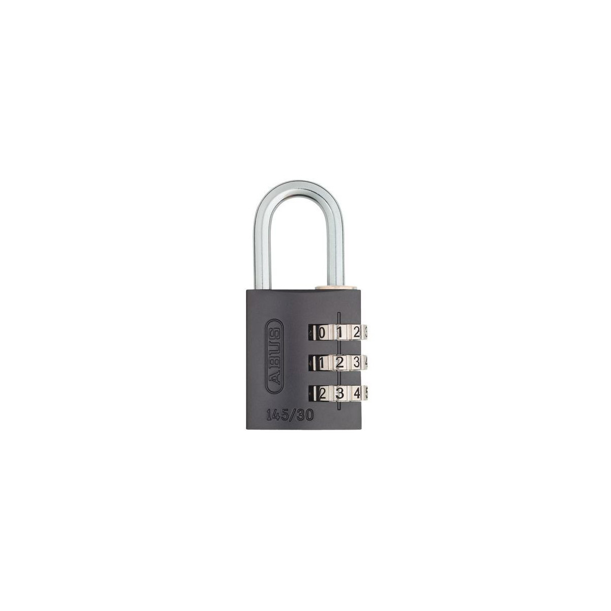 Cadenas code personnalisable 3 chiffres - acier chromé - 160/40 ABUS