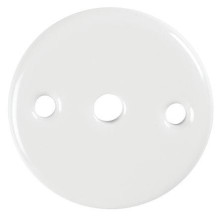 Rosace en porcelaine - Trou rond 6 mm - MERIGOUS - MERIGOUS