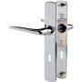 Poignée de porte sur plaque - Clé L - Double béquillage RIV BLOC - ASSA ABLOY BEZAULT
