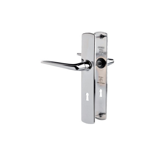 Poignée de porte sur plaque - Clé L - Double béquillage RIV BLOC - ASSA ABLOY BEZAULT