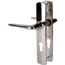 Poignées de porte sur plaque - Clé I - Double béquillage RIV BLOC - ASSA ABLOY BEZAULT