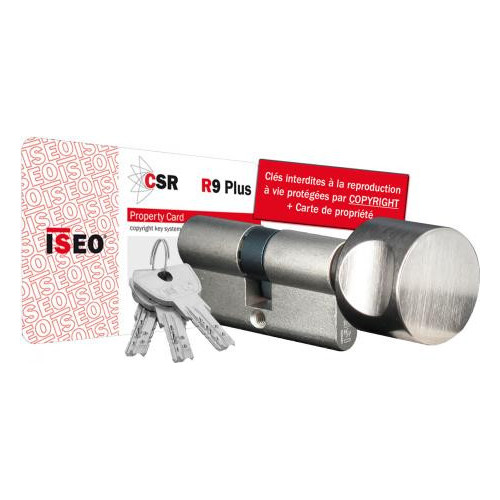Cylindre de serrure à bouton R9 Plus - ISEO