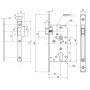 Serrure d'urgence D458 - ASSA ABLOY VACHETTE