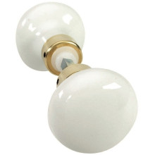 Bouton rond double porcelaine - MERIGOUS