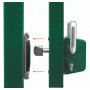 Serrure LSKZ 40 pour profil de 50 mm - Vert - LOCINOX
