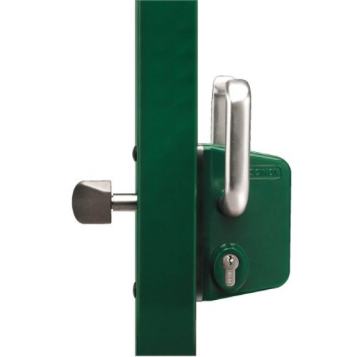 Serrure LSKZ 40 pour profil de 50 mm - Vert - LOCINOX