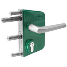 Serrure pour tube de 40 à 60 mm LAKQ 40 - Vert - LOCINOX