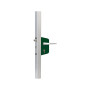 Serrure pour tube de 40 à 60 mm LAKQ 40 - Vert - LOCINOX