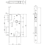 Serrure à larder automatique 825 