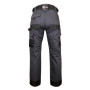 Pantalon multipoches bicolore gris/noir