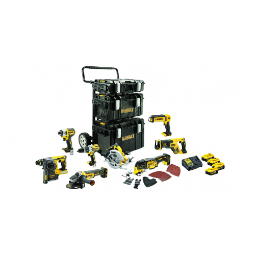 Kit PREMIUM 8 outils LI-ION BRUSHLESS XR 18V 5Ah DeWALT