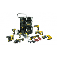 Kit PREMIUM 8 outils LI-ION BRUSHLESS XR 18V 5Ah DeWALT