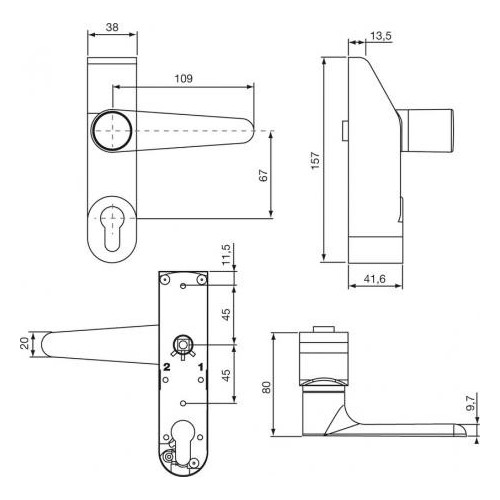 Module pour antipanique ALPHA BQDC