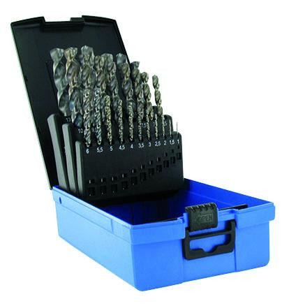 Coffret De 6 Forets Métal Cobalt TIVOLY Technic - Gradués Pour Perçage Précis