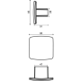 Bouton centre de porte MUZE - ASSA ABLOY BEZAULT