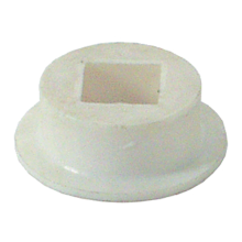 Portée plastique blanc, carré de 6 mm - MERIGOUS
