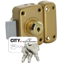 Verrou double entrée4116 G.B CAVITH - ISEO