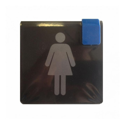 Plaquette signalétique série EUROPE DESIGN 95x95 "TOILETTES FEMMES"