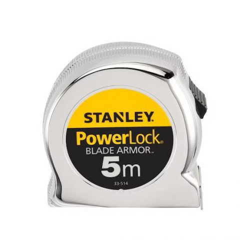 Mètre blocage 5M POWERLOCK BLADE ARMOR - STANLEY