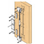 Kit accessoire complet pour renfort de porte d'armoire - KOBLENZ