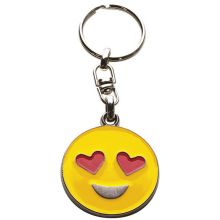 Porte-clés emoji amoureux
