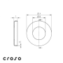 Rosace cache platine - CROSO