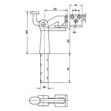 Arrêt de portail Horizontal - WSS