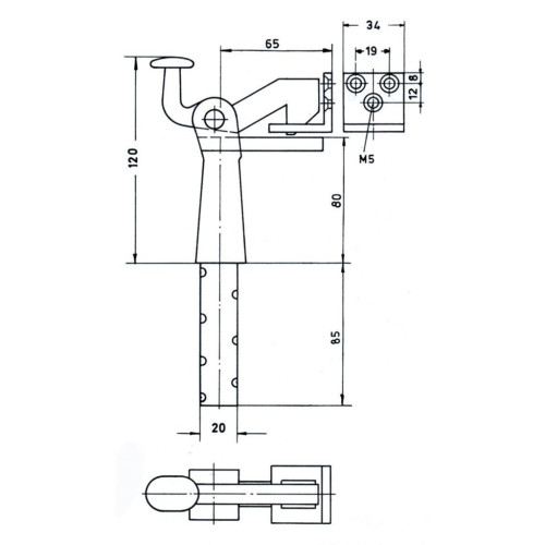 Arrêt de portail Horizontal - WSS