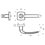 Béquille double ARTIS - ASSA ABLOY BEZAULT