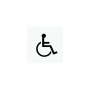 Plaquette signalétique vinyle "Handicapé" - ASSA ABLOY BEZAULT