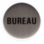 Plaque signalétique ronde inox "PRIVE" - KOUPTOL