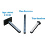 Tige brevetée - 7 x 115mm - ASSA ABLOY VACHETTE