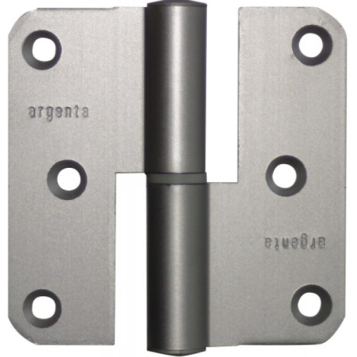 Paumelle aluminium à bouts ronds - ARLU