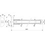 Barre anti-panique PUSH IDEA 2 ou 3 points modulaire - NON COUPE-FEU - ISEO
