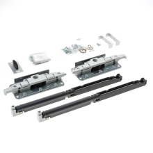 Garniture LINEA slow stop 12/18mm - ARGENTA