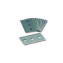 Lot 10 lames rectangles pour gratte vitre - NESPOLI FRANCE