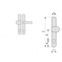 Ensemble palière A2P argent - STREMLER ASSA ABLOY