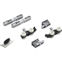 Garniture PROSLIDE Auto fix + 2x slow stop (amortisseur) - ARGENTA