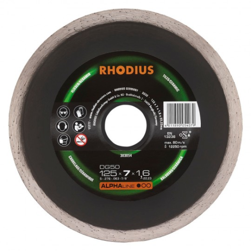 Disque diamant spécial pierre Ø125 DG50