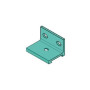Equerre de fixation latérale 40/80kg pour rail de porte à fleur - KOBLENZ